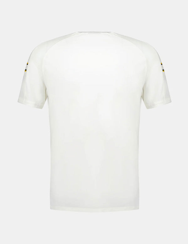 Camiseta Le Coq Sportif con Estampado Velours Blanca Unisex