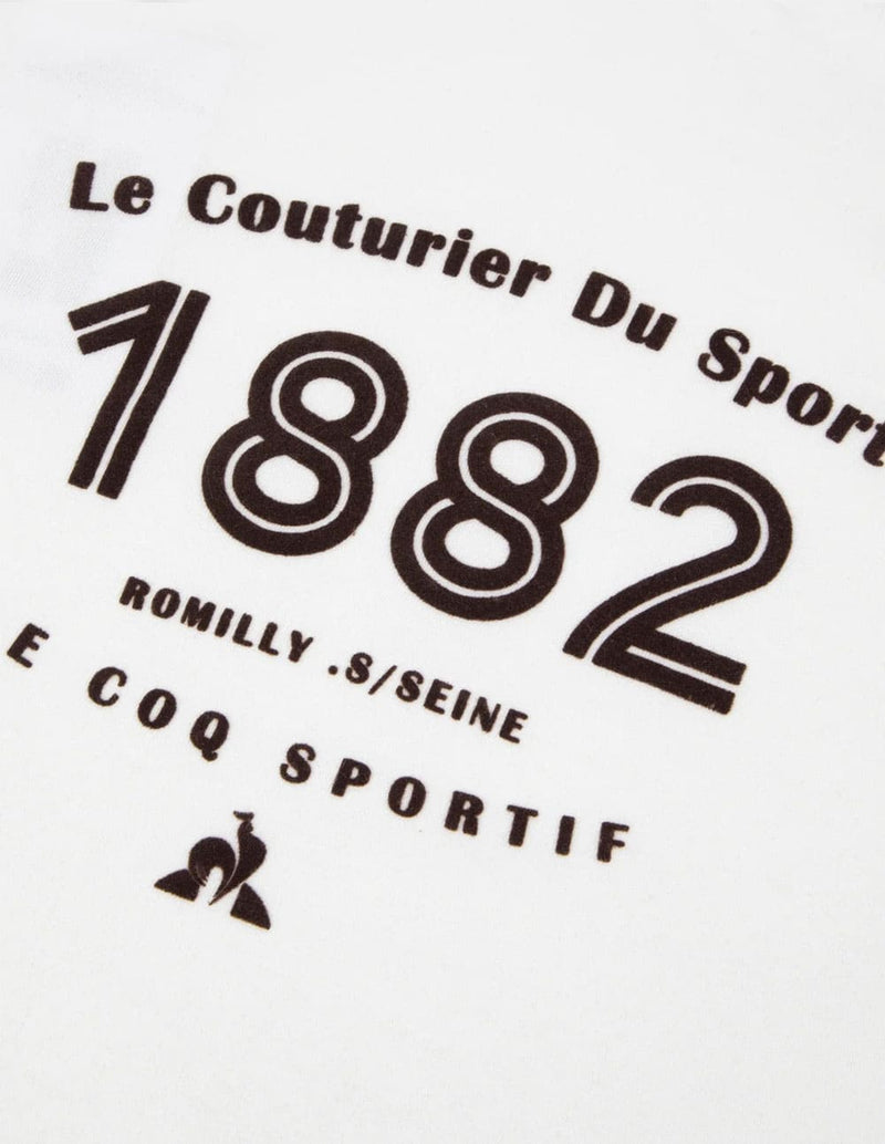 Camiseta Le Coq Sportif con Estampado Velours Blanca Unisex