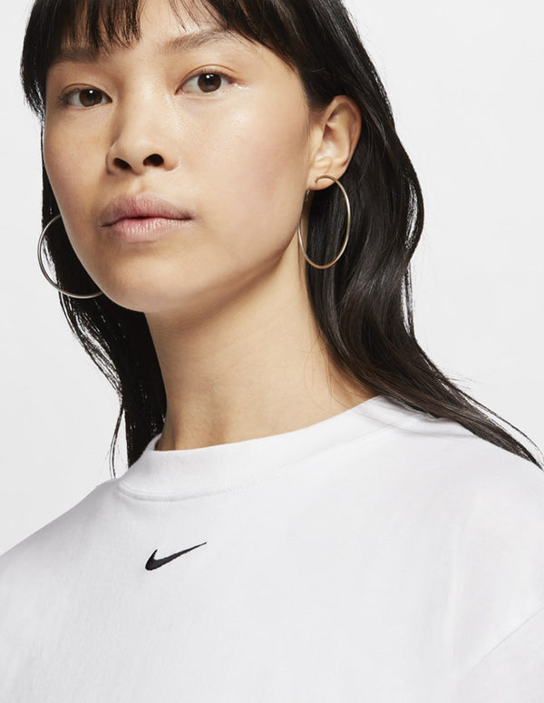 Nike Sportswear Logo T-Shirt Dress White Women