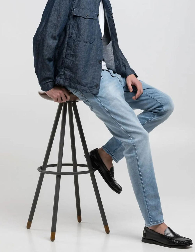 Pantalón Vaquero Replay Slim Fit Anbass Azul Hombre