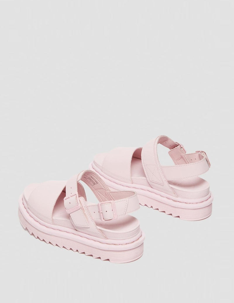 Dr. Martens Voss Mono Hydro Leather Strap Sandals Pink Women