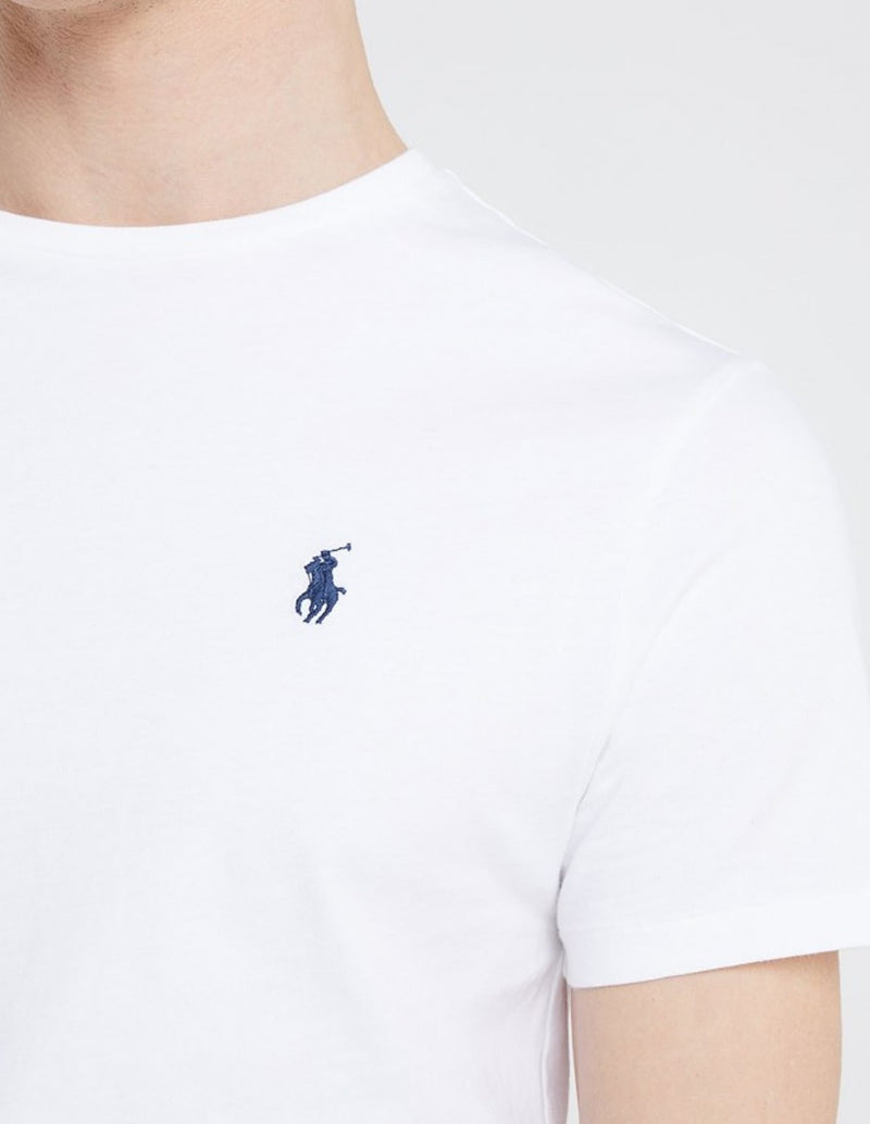 Camiseta Polo Ralph Lauren con Logo Blanca Hombre