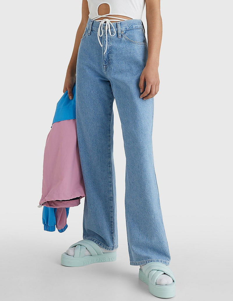 Tommy Jeans Betsy Baggy Blue Jeans For Women