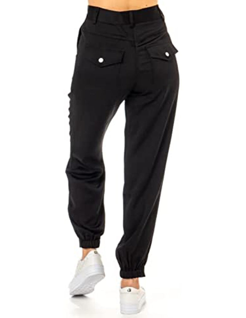 Pantalones GUESS Melissa Negro Mujer