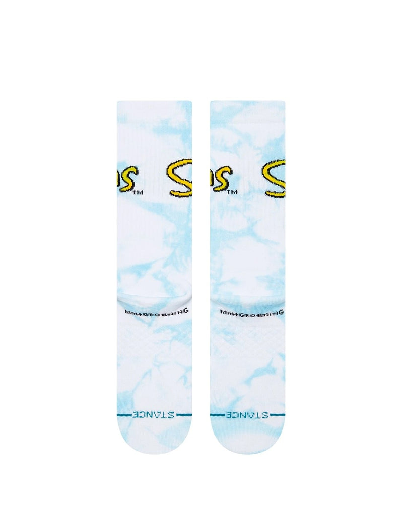 Stance Intro White and Blue Unisex Socks