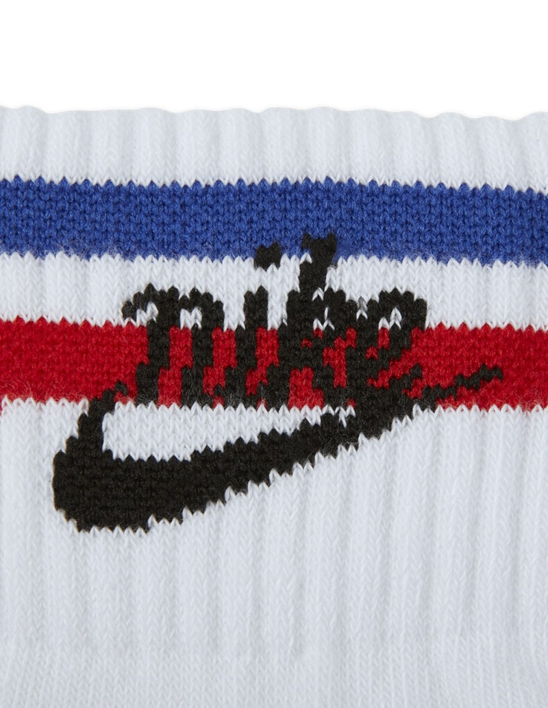 Nike Sportswear Everyday Essentials White Unisex Ankle Socks