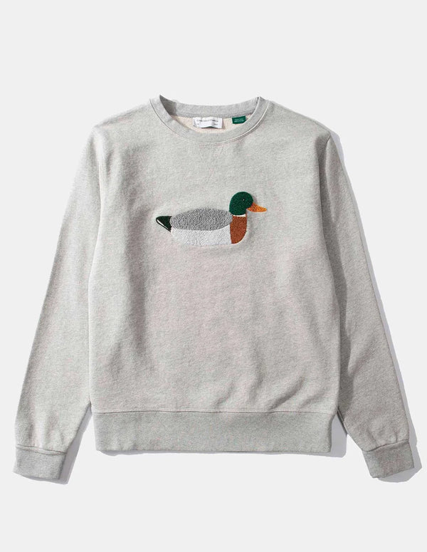 Sudadera Edmmond Studios Duck Hunt Plain Gris Hombre