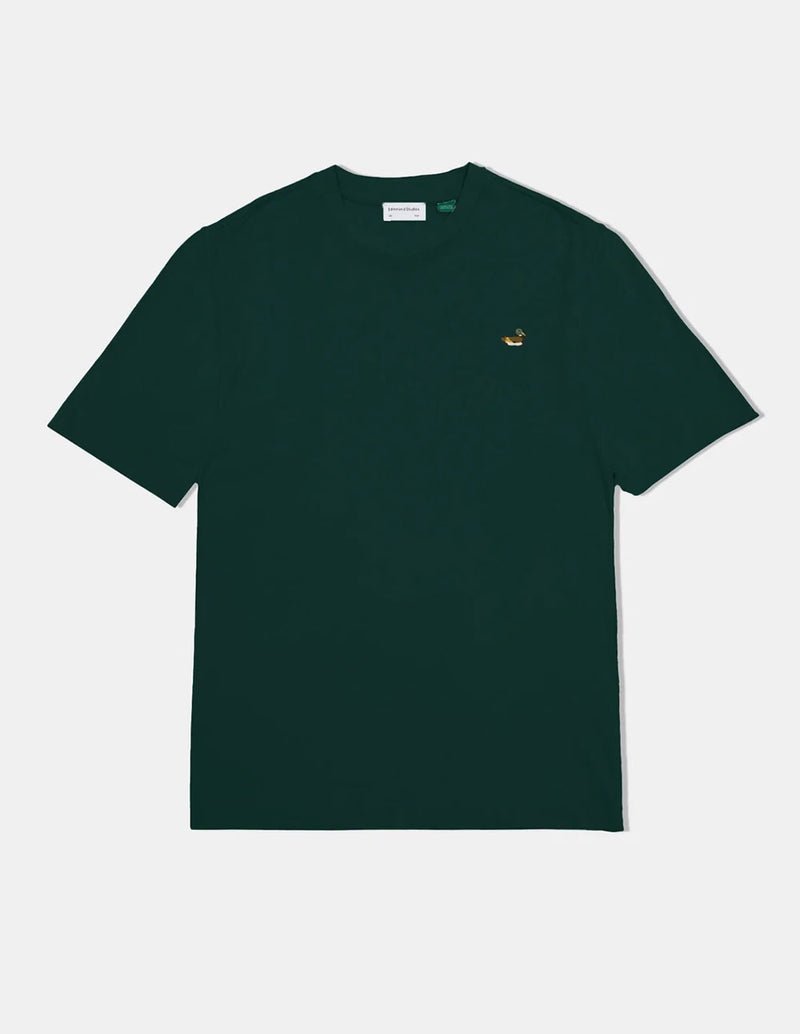 Camiseta Edmmond Studios Duck Patch Verde Hombre