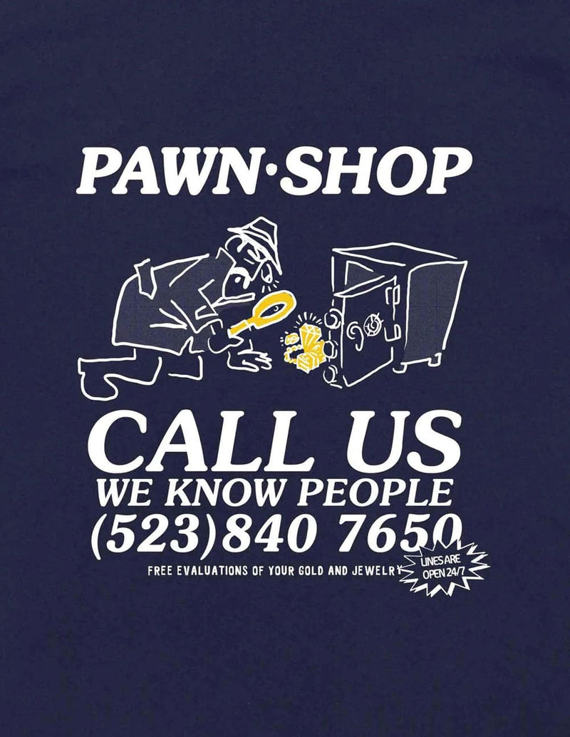 Camiseta Edmmond Studios Pown Shop Azul Hombre