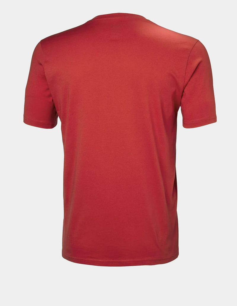 Camiseta Helly Hansen con Logo Roja Hombre