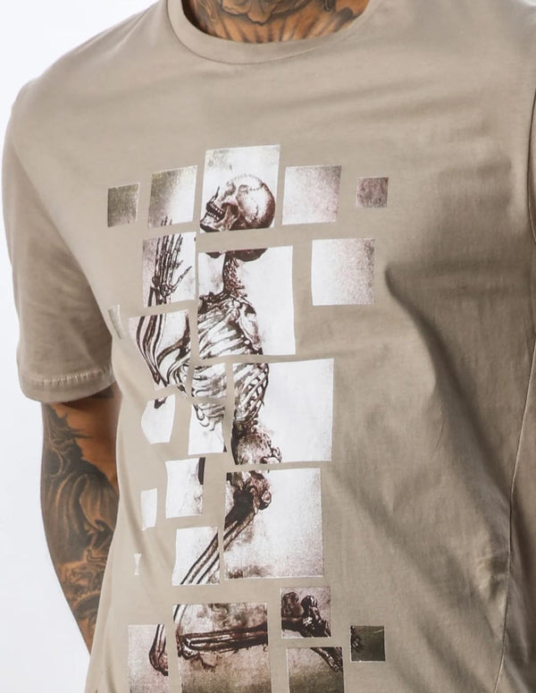 Camiseta RELIGION Skeleton Puzzle Negra Hombre