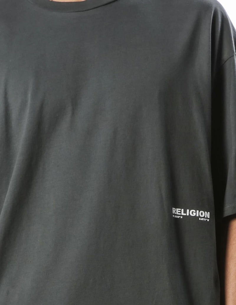 Camiseta RELGION Logo Relaxed Gris Hombre