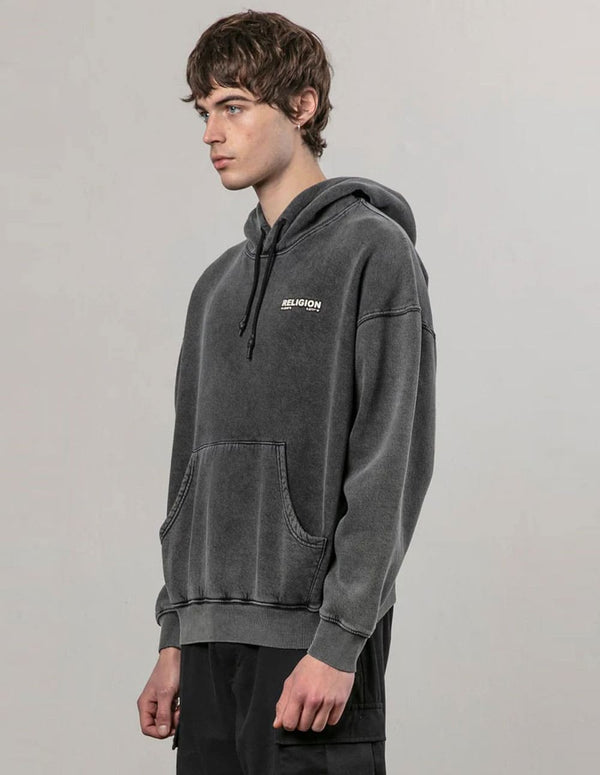 Sudadera con Capucha RELIGION Embroidered Gris Hombre