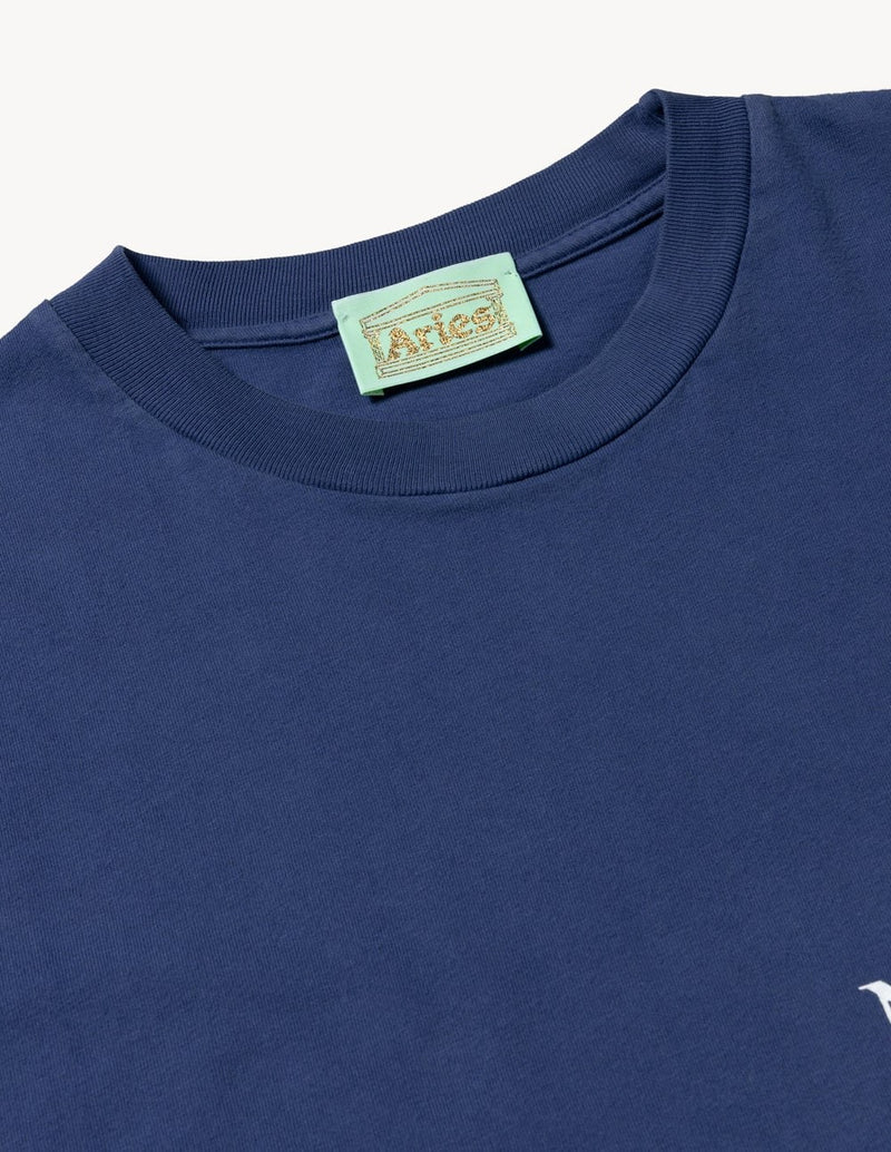 Camiseta Aries Mini Problemo Azul Marino Unisex