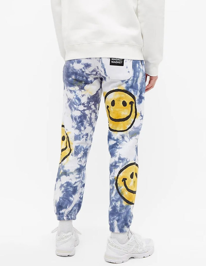 MARKET Smile Sun Dye Blue and Yellow Man Trousers