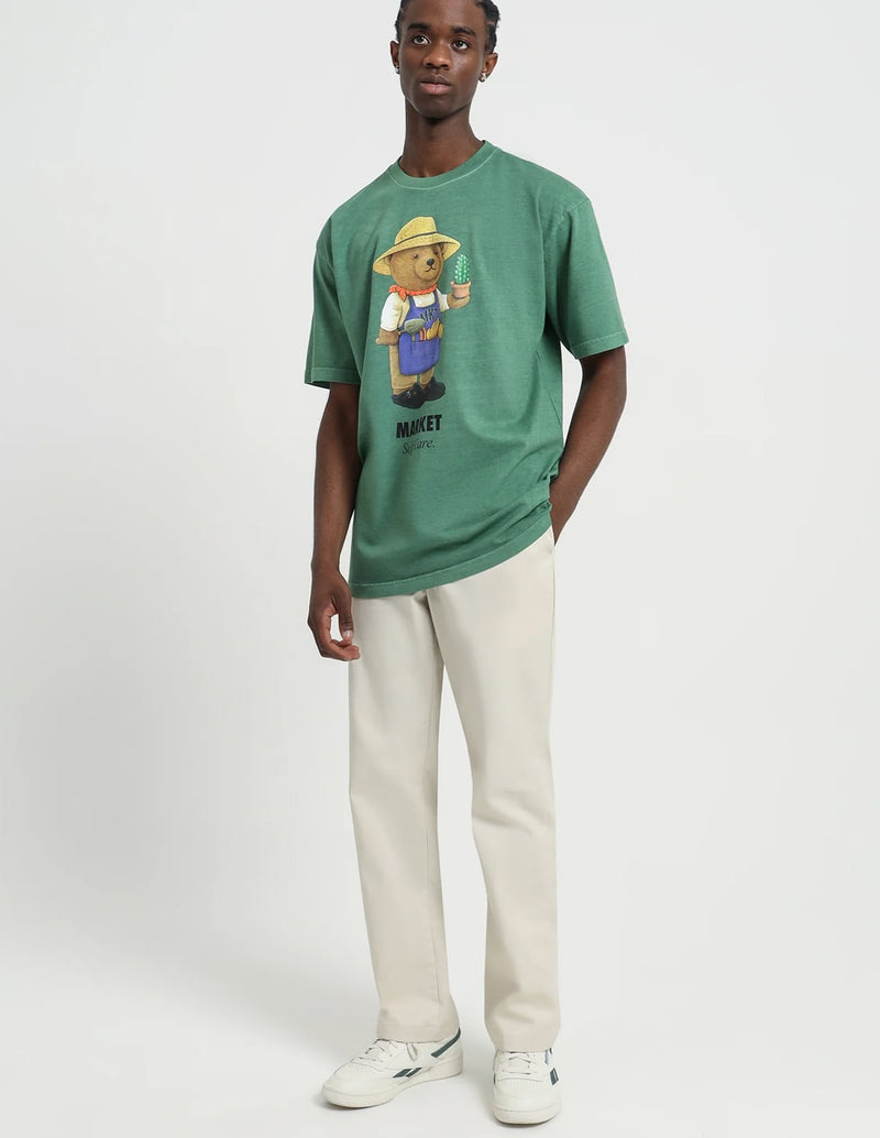 MARKET Botanical Bear Green Men's T-shirt