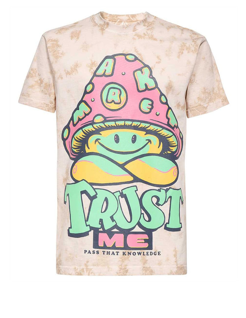 MARKET T-shirt with Multicolor Print for Man