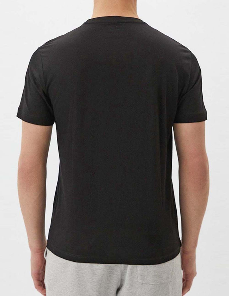 Camiseta Emporio Armani EA7 con Logo Negra Hombre