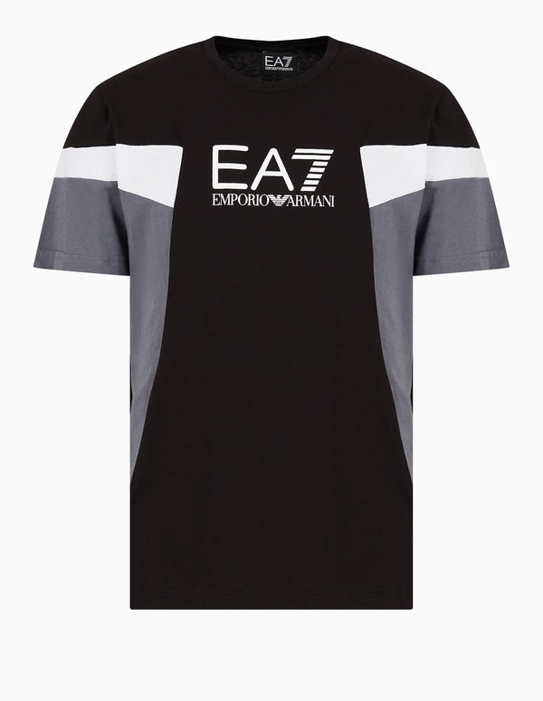 Camiseta Emporio Armani EA7 Summer Block Negra Hombre
