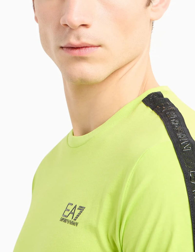 Camiseta Emporio Armani EA7Logo Series Amarilla Hombre