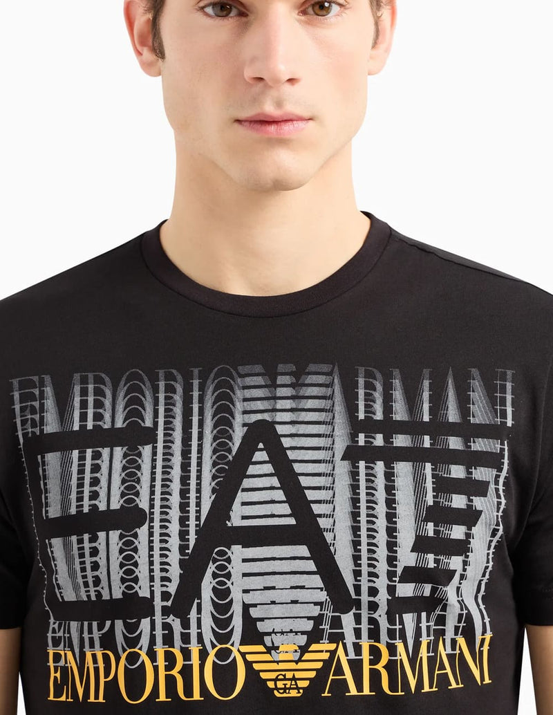 Camiseta Emporio Armani EA7 Graphic Series Negra Hombre