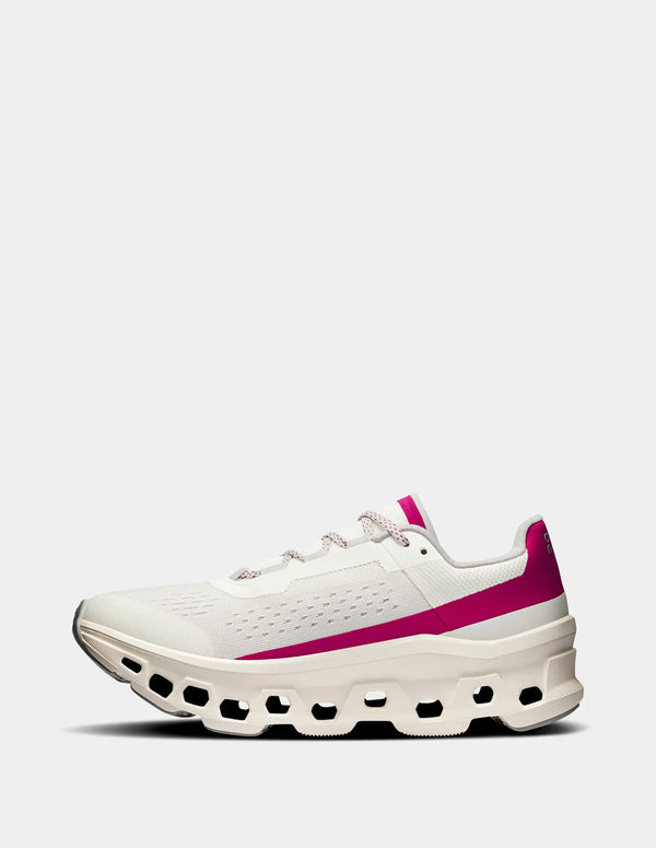On Running Cloudmonster Beiges y Rosas Mujer