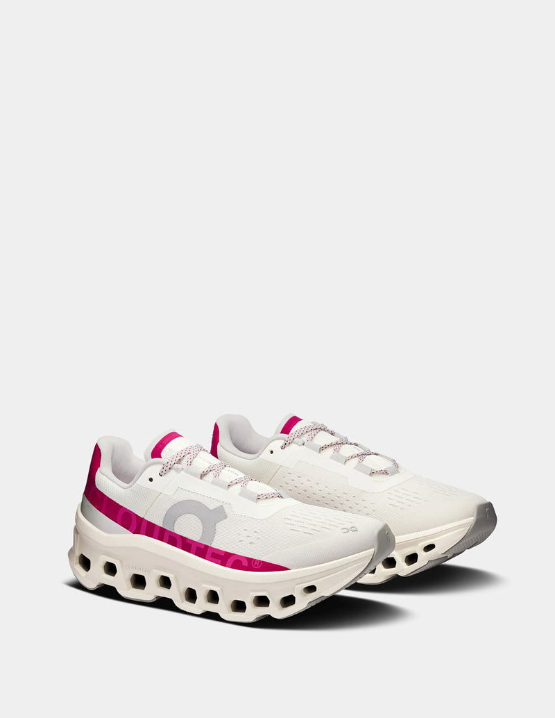 On Running Cloudmonster Beiges y Rosas Mujer