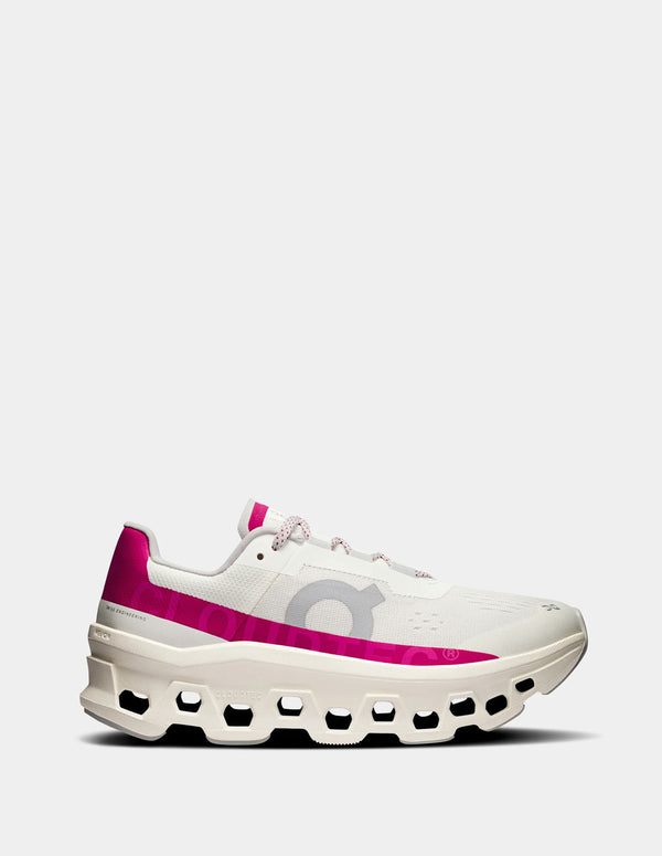 On Running Cloudmonster Beiges y Rosas Mujer