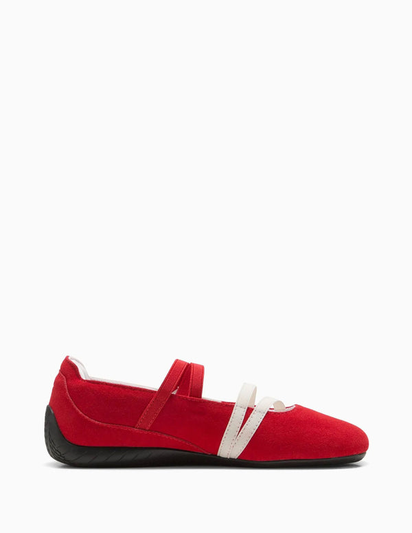 Puma Speedcat Ballet Rojas y Blancas Mujer