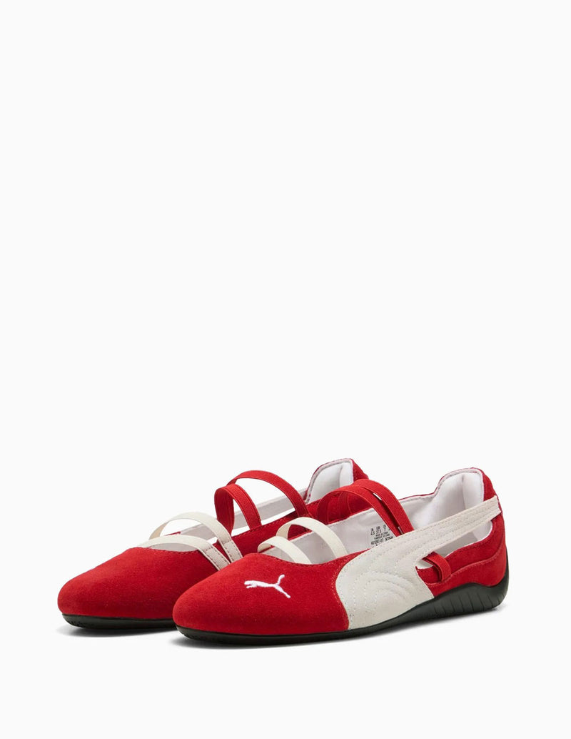 Puma Speedcat Ballet Rojas y Blancas Mujer