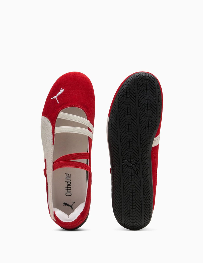 Puma Speedcat Ballet Rojas y Blancas Mujer