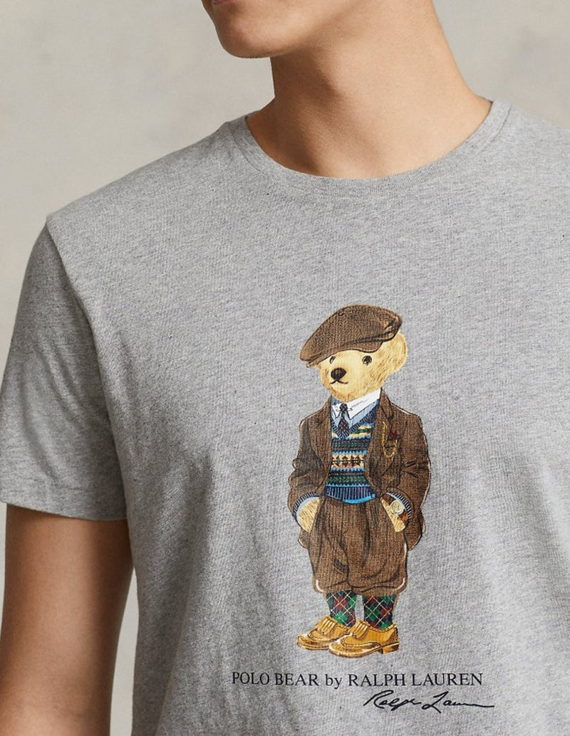Camiseta Polo Ralph Lauren Polo Bear Gris Hombre