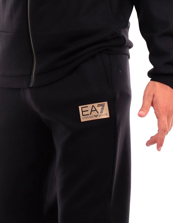 Pantalón Emporio Armani EA7 con Logo Negro Hombre