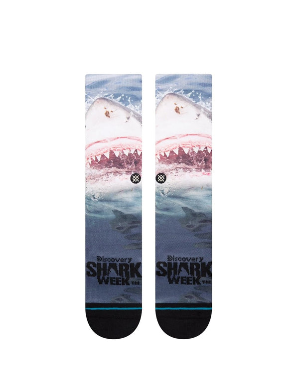Calcetines Stance x Shark Week Pearly Azules Unisex