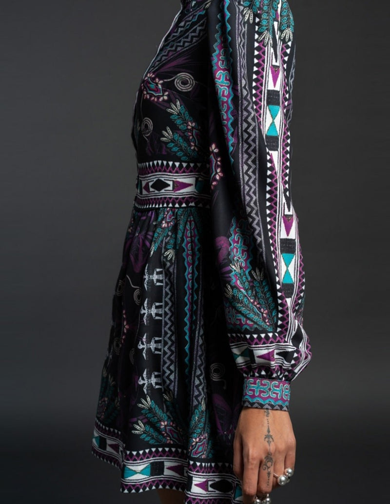 Vestido Corto Peace and Chaos Maya Multicolor Mujer