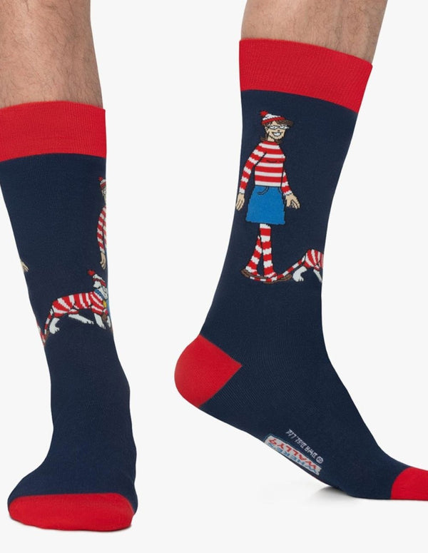 Calcetines Jimmy Lion Wally&Friends Azules Unisex