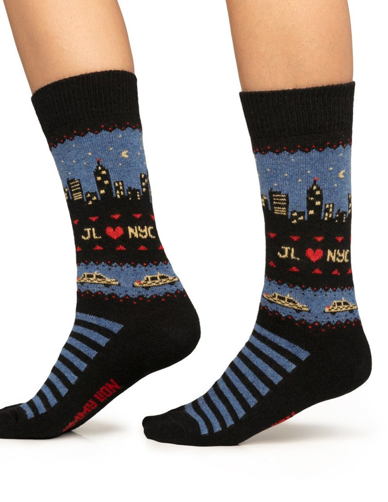 Calcetines Jimmy Lion Winter Love Azules Unisex