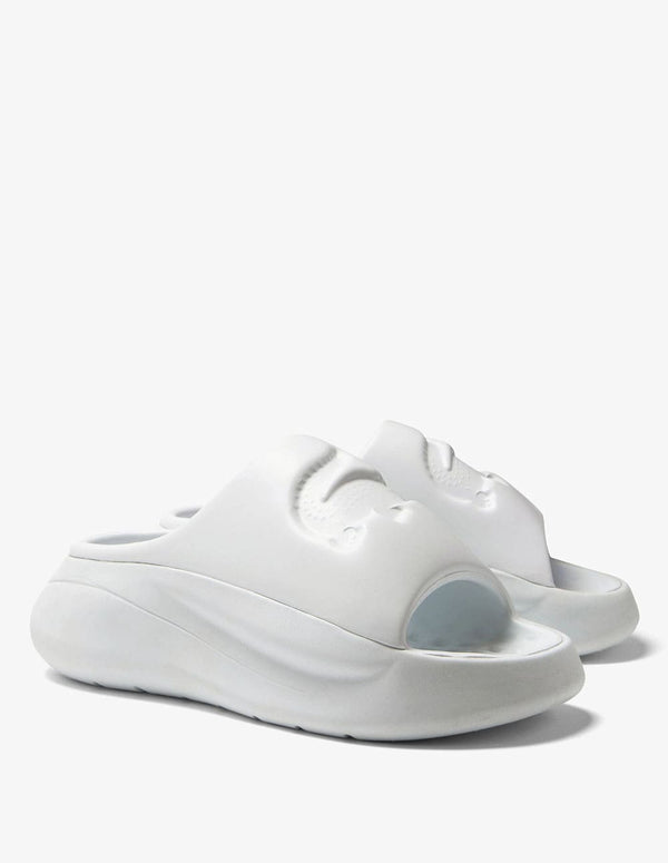 Chanclas Lacoste Croco 3.0 Blancas Mujer