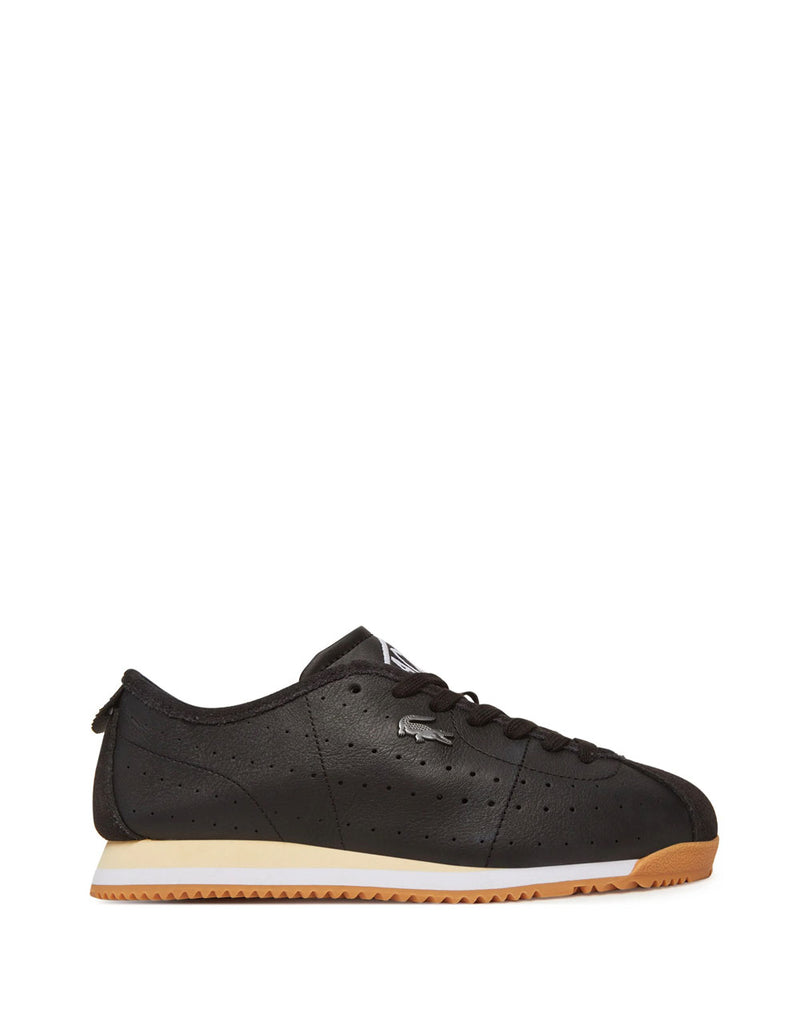 Lacoste Club-Low Leather Negras Mujer