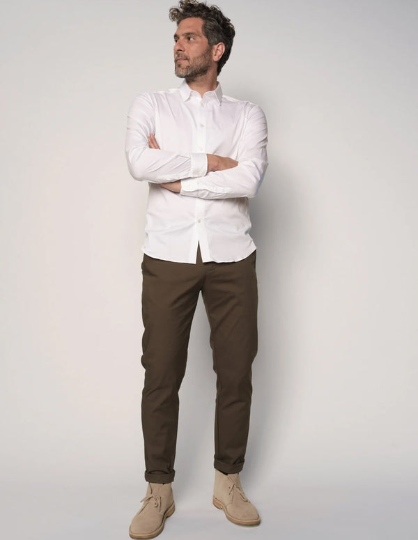 MOS MOSH Gallery Hunt Brown Men's Trousers