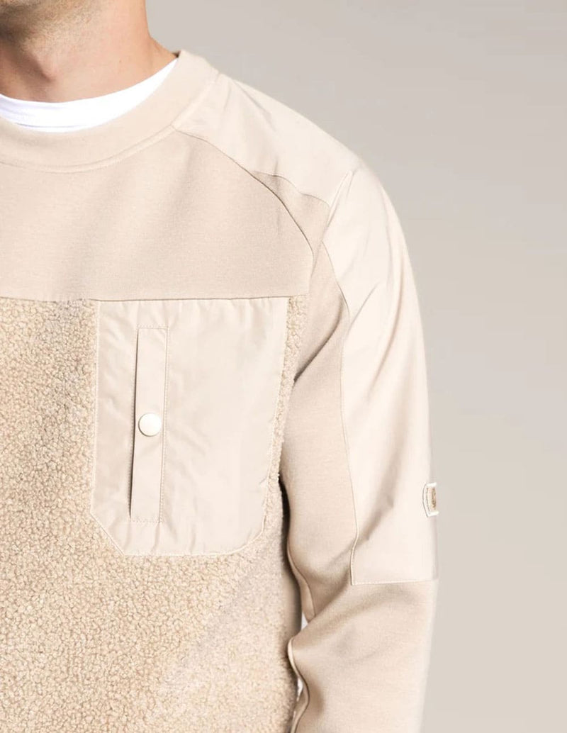 Sudadera MOSH MOSH Gallery Glover Beige Hombre