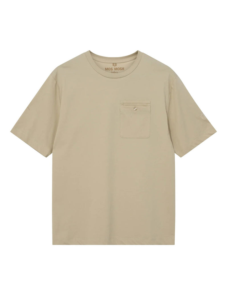 Camiseta MOSH MOSH Gallery Blom Beige Hombre