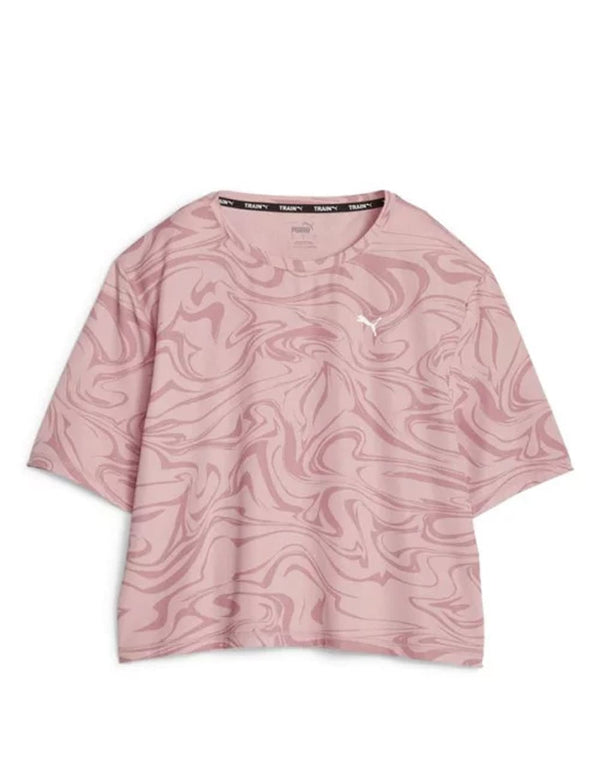 Camiseta Puma Train Favourite Rosa Mujer