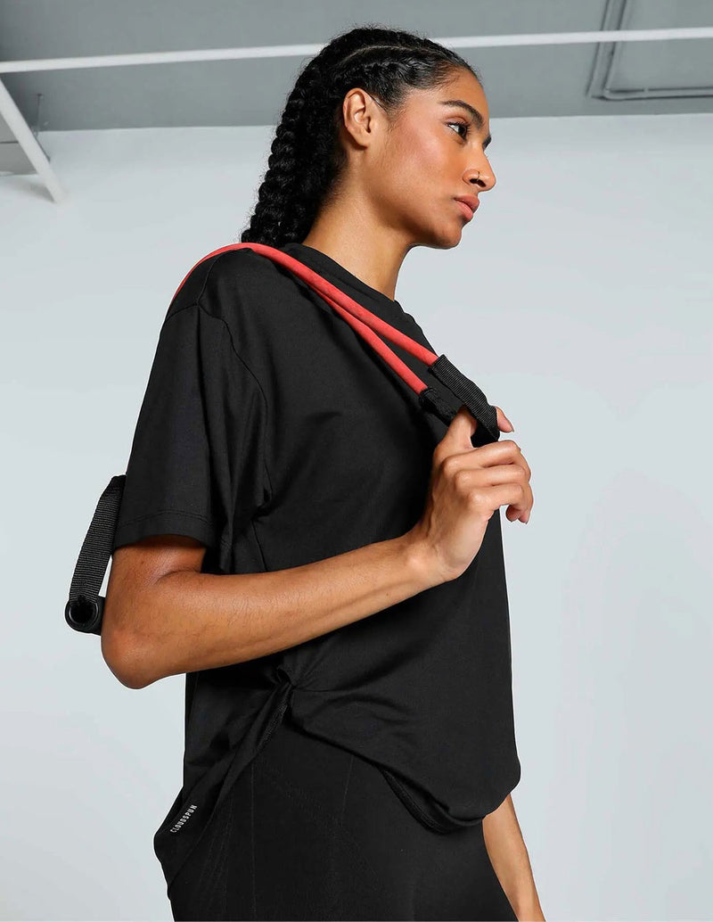 Camiseta Puma Studio Twist Negra Mujer