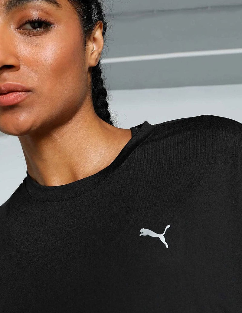 Camiseta Puma Studio Twist Negra Mujer