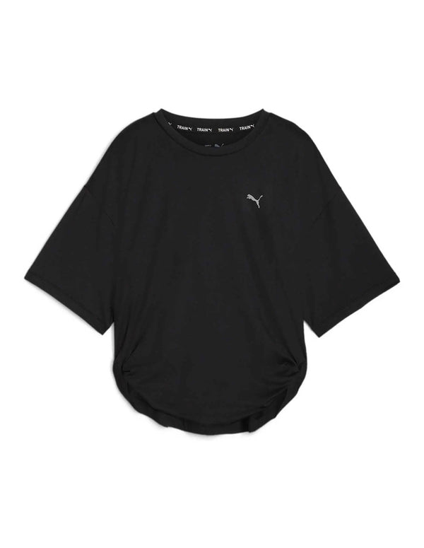 Camiseta Puma Studio Twist Negra Mujer