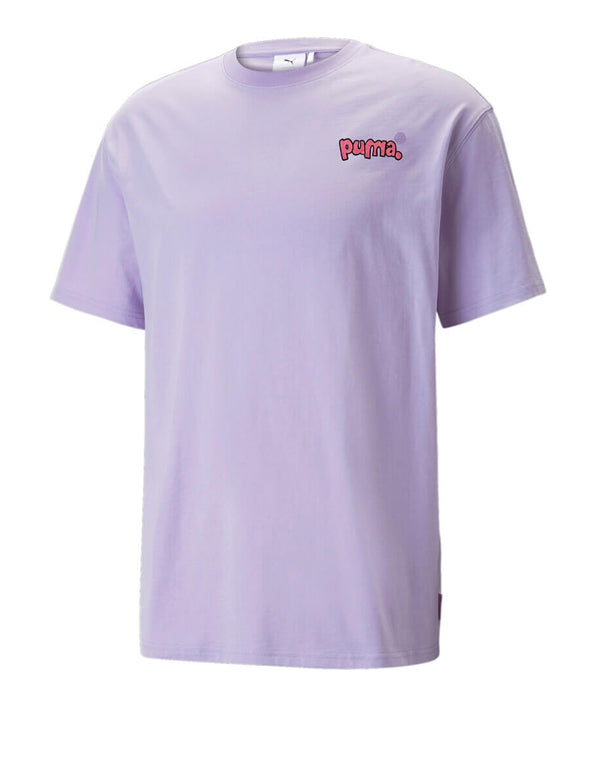 Camiseta Puma x 8enjamin Graphic Morada Hombre