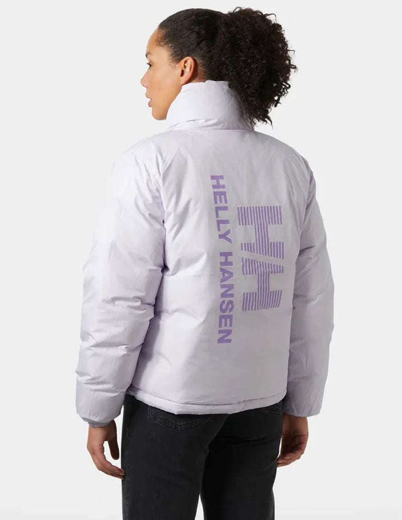 Plumas Helly Hansen Yu 23 Reversible Verde y Morado Mujer