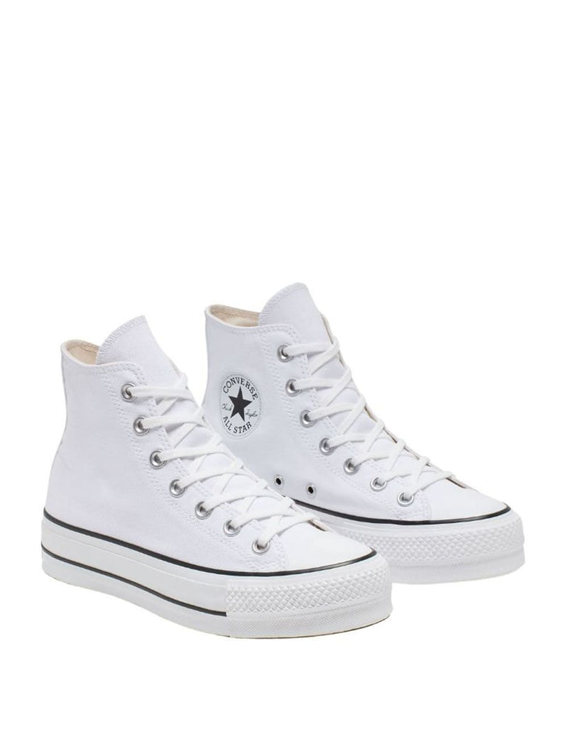 Converse Chuck Taylor All Star Platform Canvas Blancas Mujer