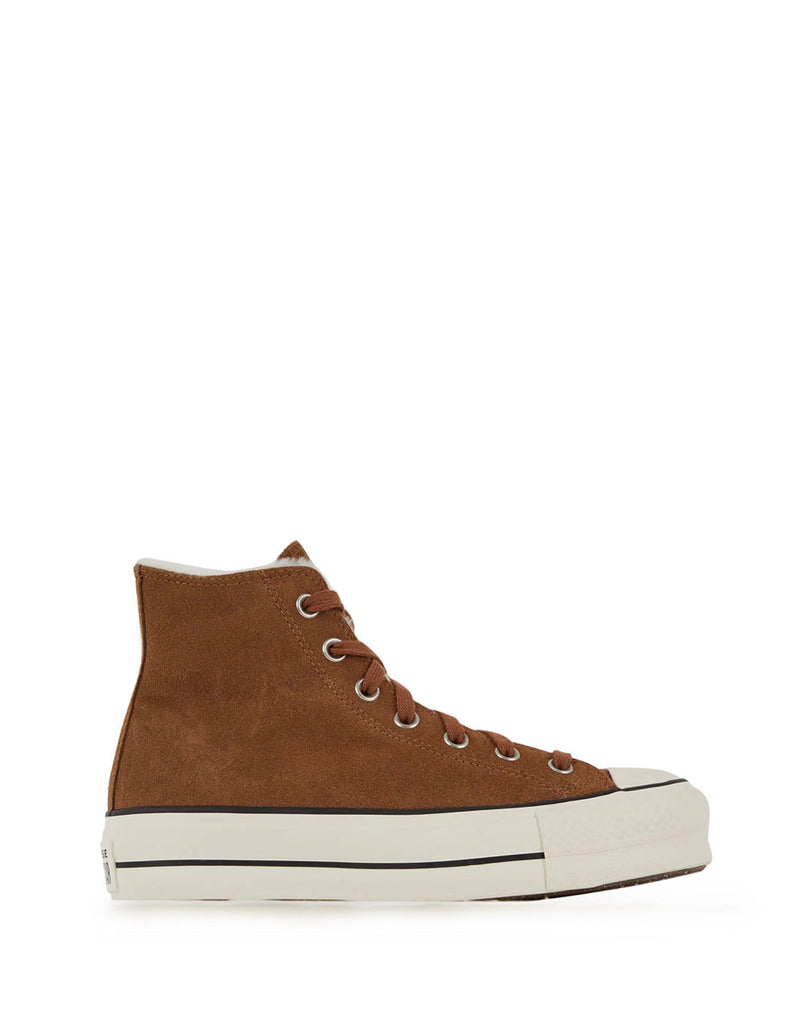 Converse Chuck Taylor All Star Lift Hi Marrones Mujer